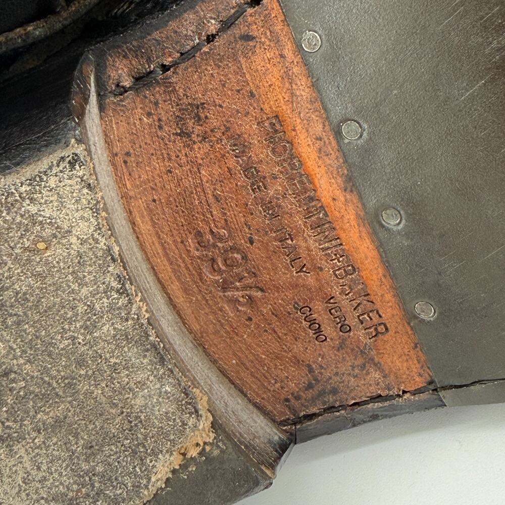 Florentini Baker Womens Ankle Boots Moto Leather Bootie Size 9 EU 39.5 Biker - Picture 8 of 9